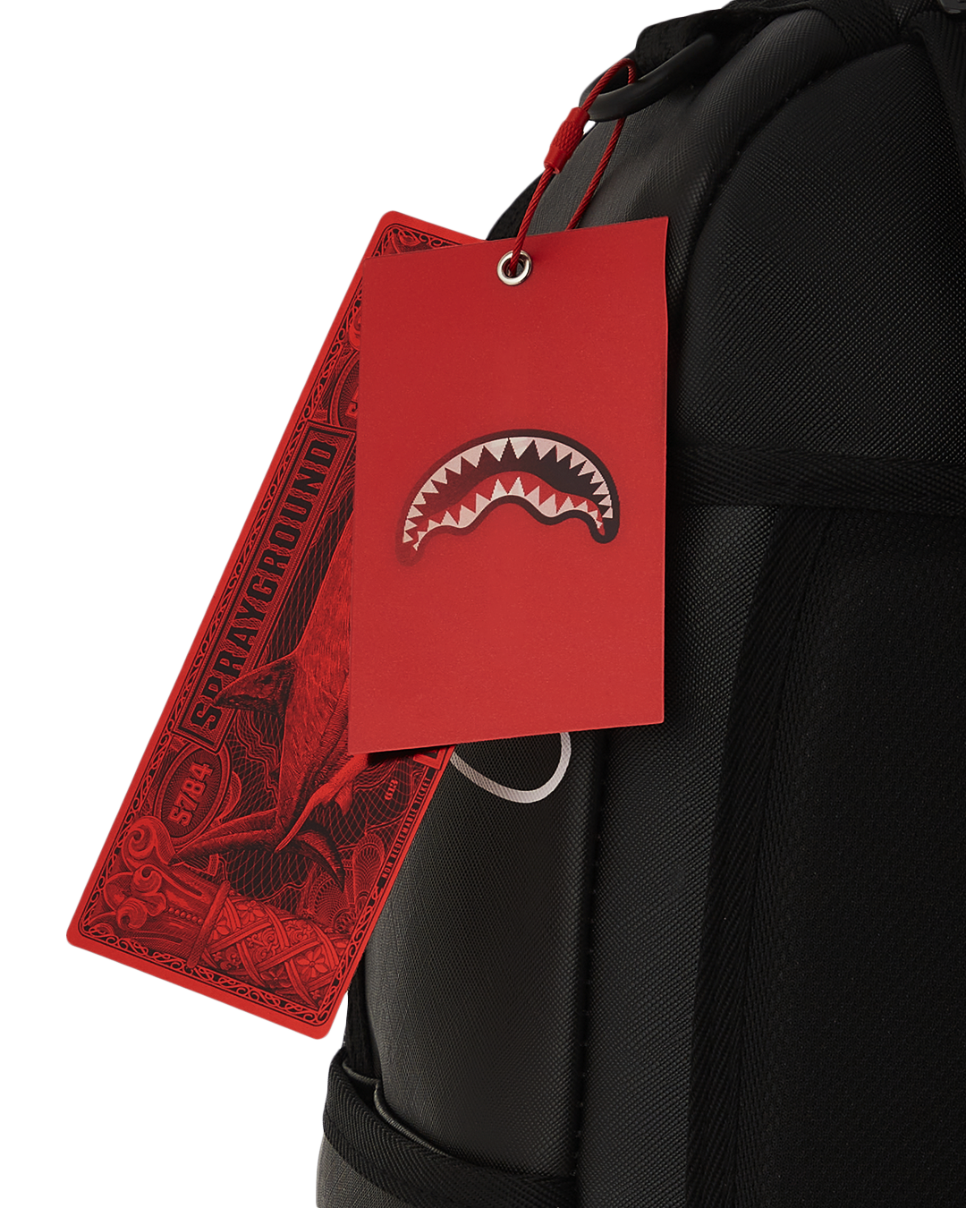 SHARK CENTRAL BLACK OUTLINE DLXSV BACKPACK