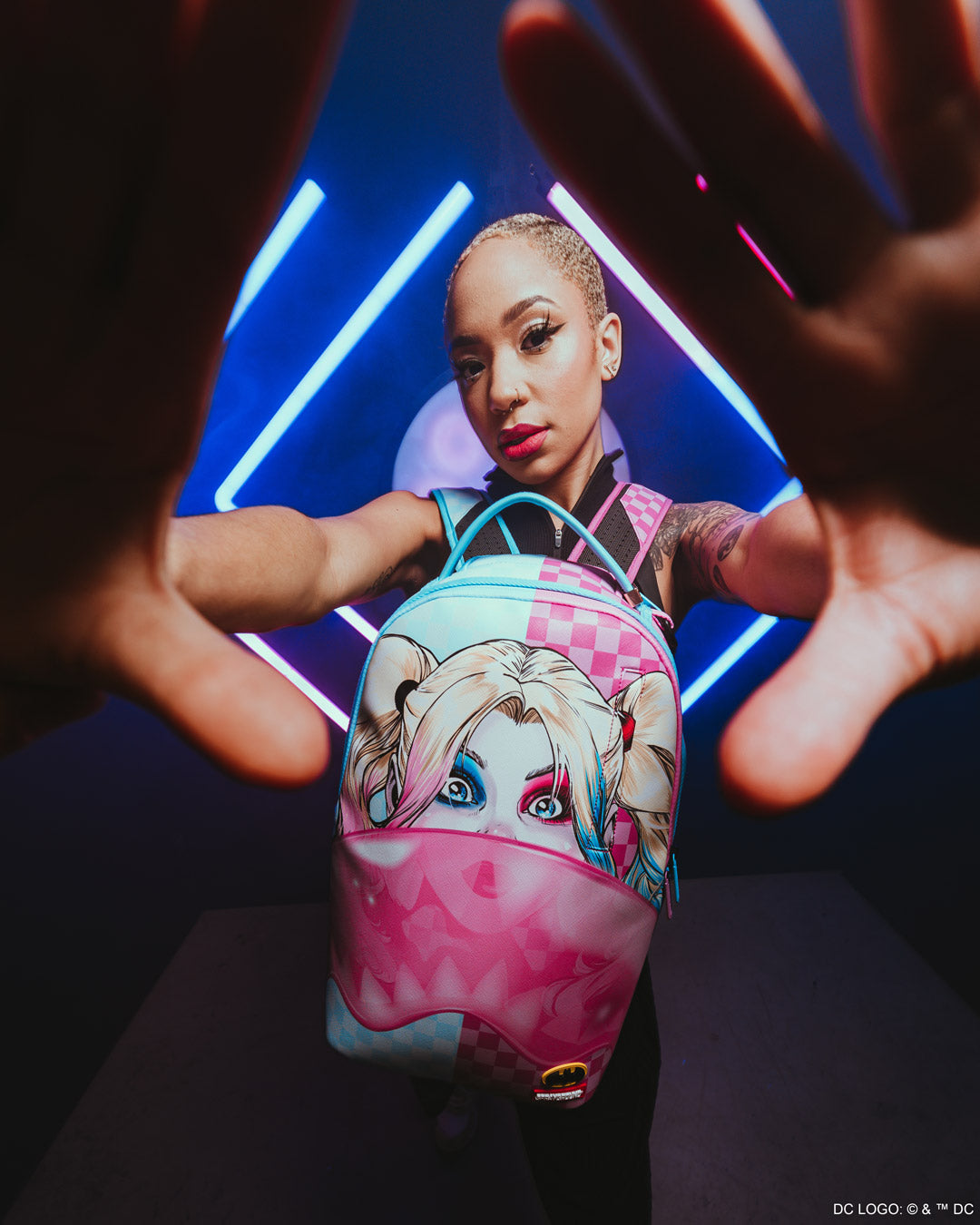 DC HARLEY QUINN BUBBLE DLXSV BACKPACK SPRAYGROUND KUWAIT BAGS ACCESSORIES