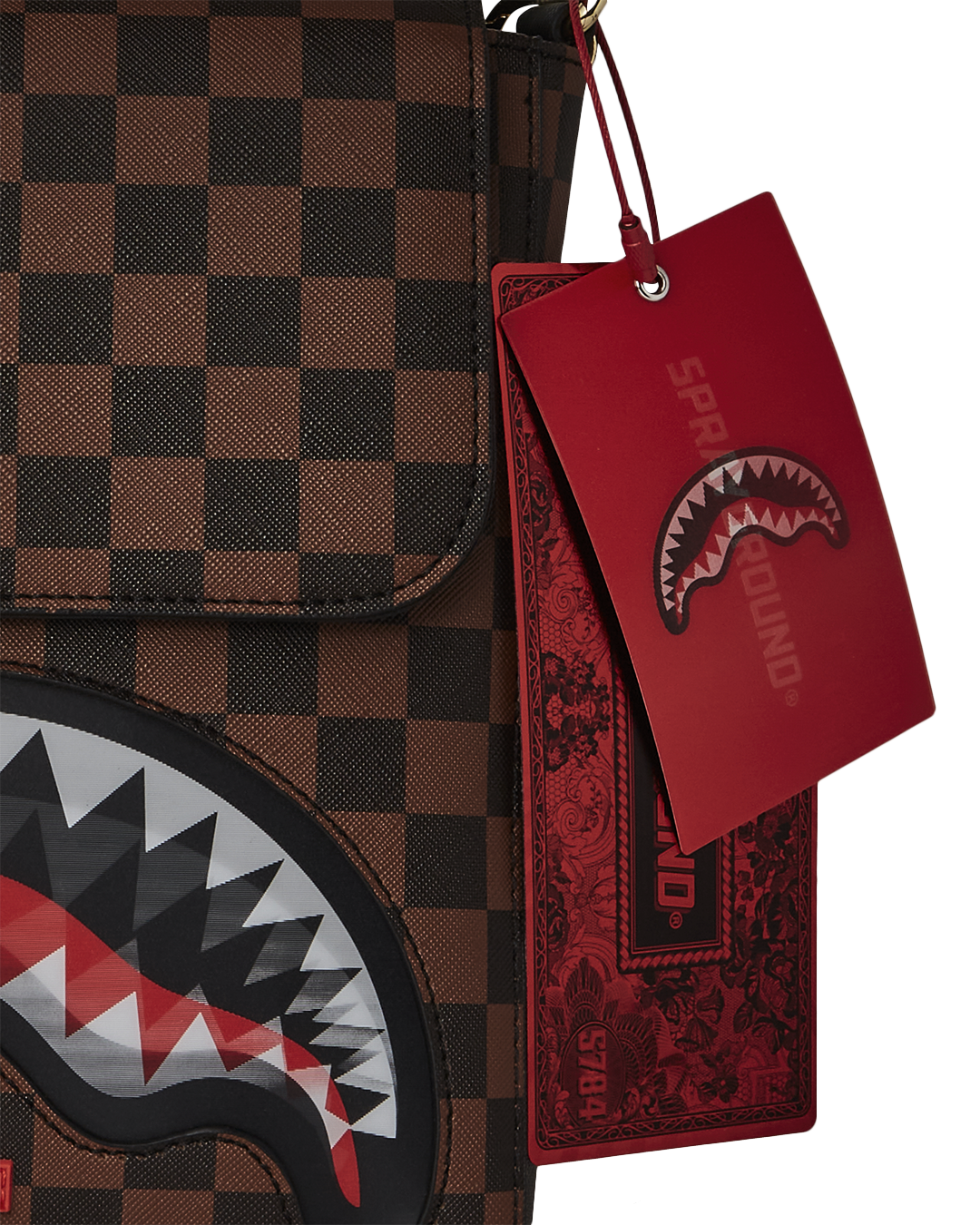 SHARKS IN PARIS LENTICULAR CHOMP MESSENGER SLING