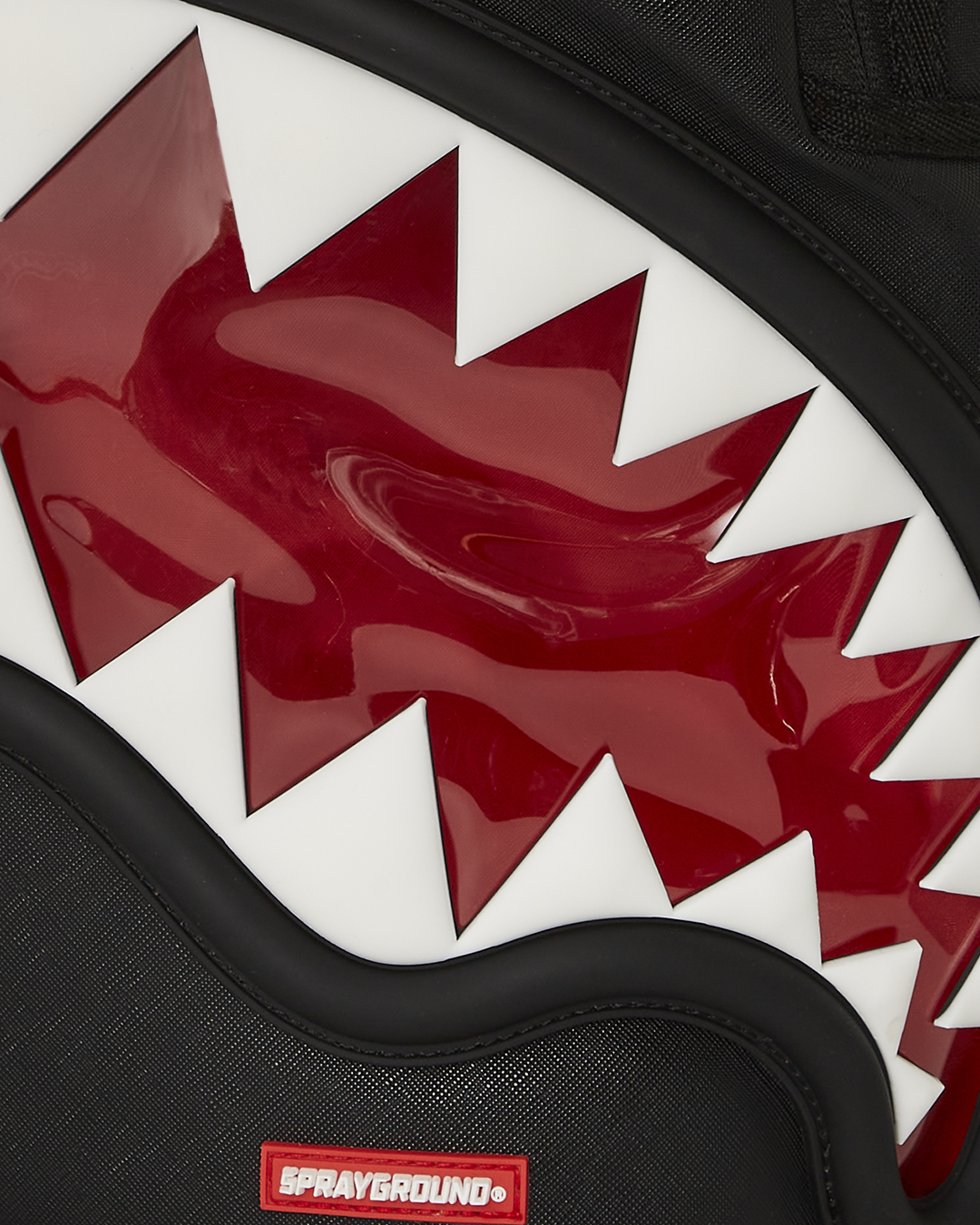 SHARK WITH  RUBBER TEETH BACKPACK