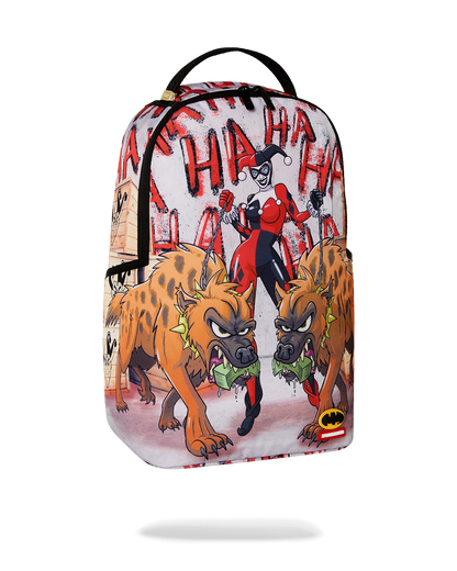 HARLEY QUINN WITH HYENAS DLXR BACKPACK