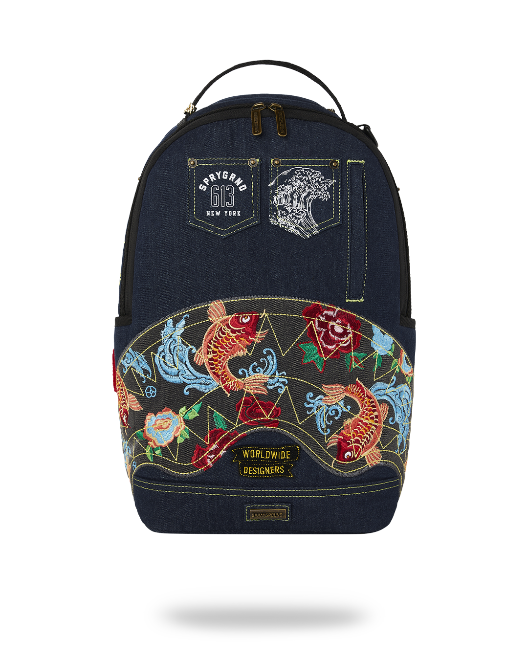 EVISU STYLE DLX-DENIM BACKPACK