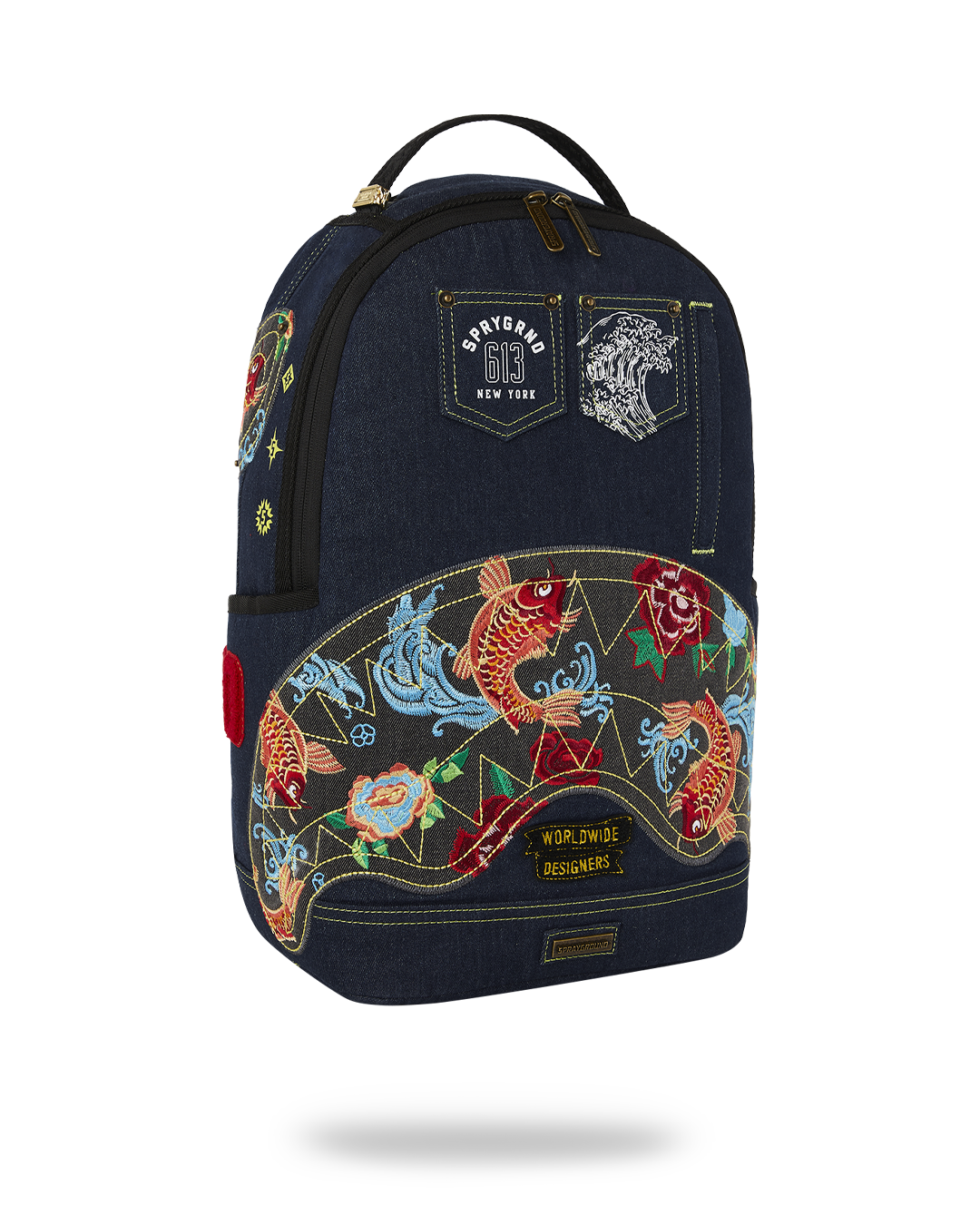 EVISU STYLE DLX-DENIM BACKPACK