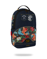 EVISU STYLE DLX-DENIM BACKPACK