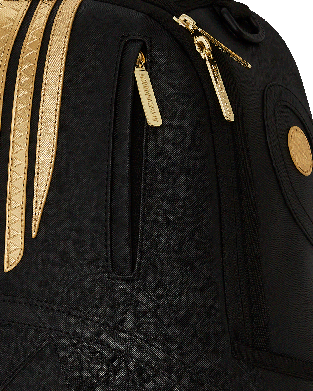 GOLD STRIPES BLACK DLXSV BACKPACK