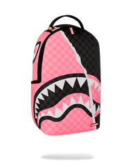 PINK AND BLACK TEAR SIP DLXSV BACKPACK
