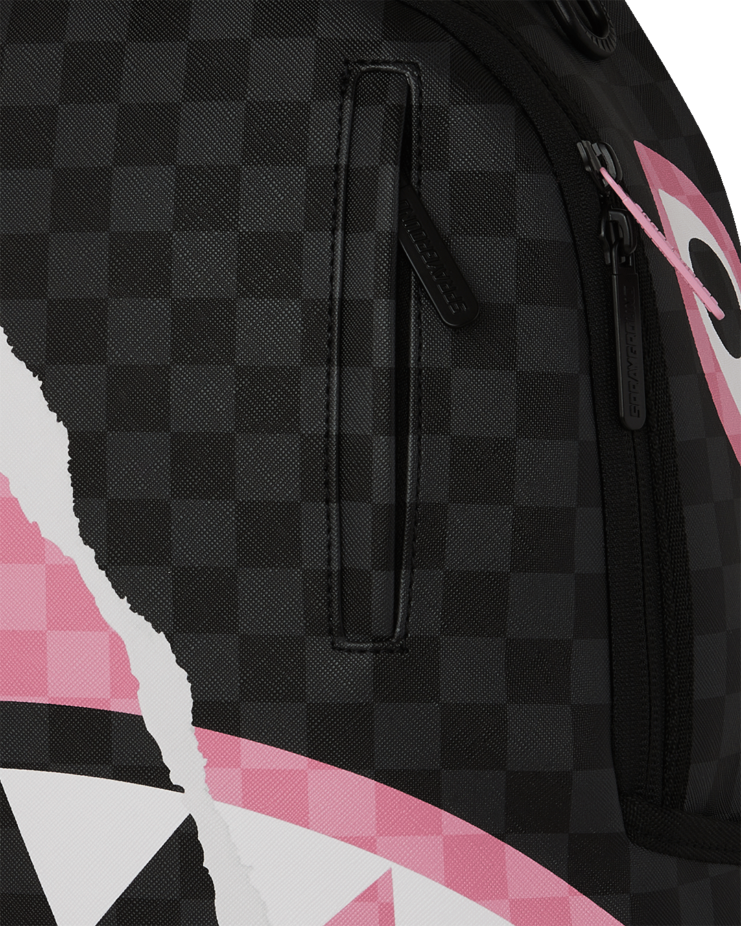 PINK AND BLACK TEAR SIP DLXSV BACKPACK