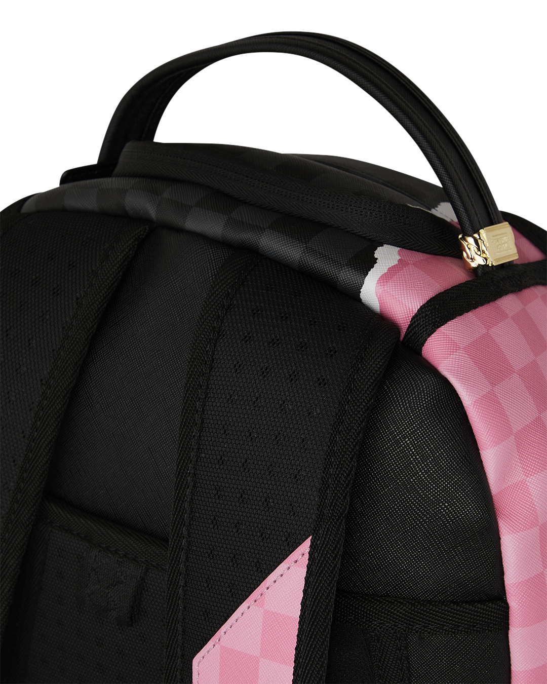 PINK AND BLACK TEAR SIP DLXSV BACKPACK