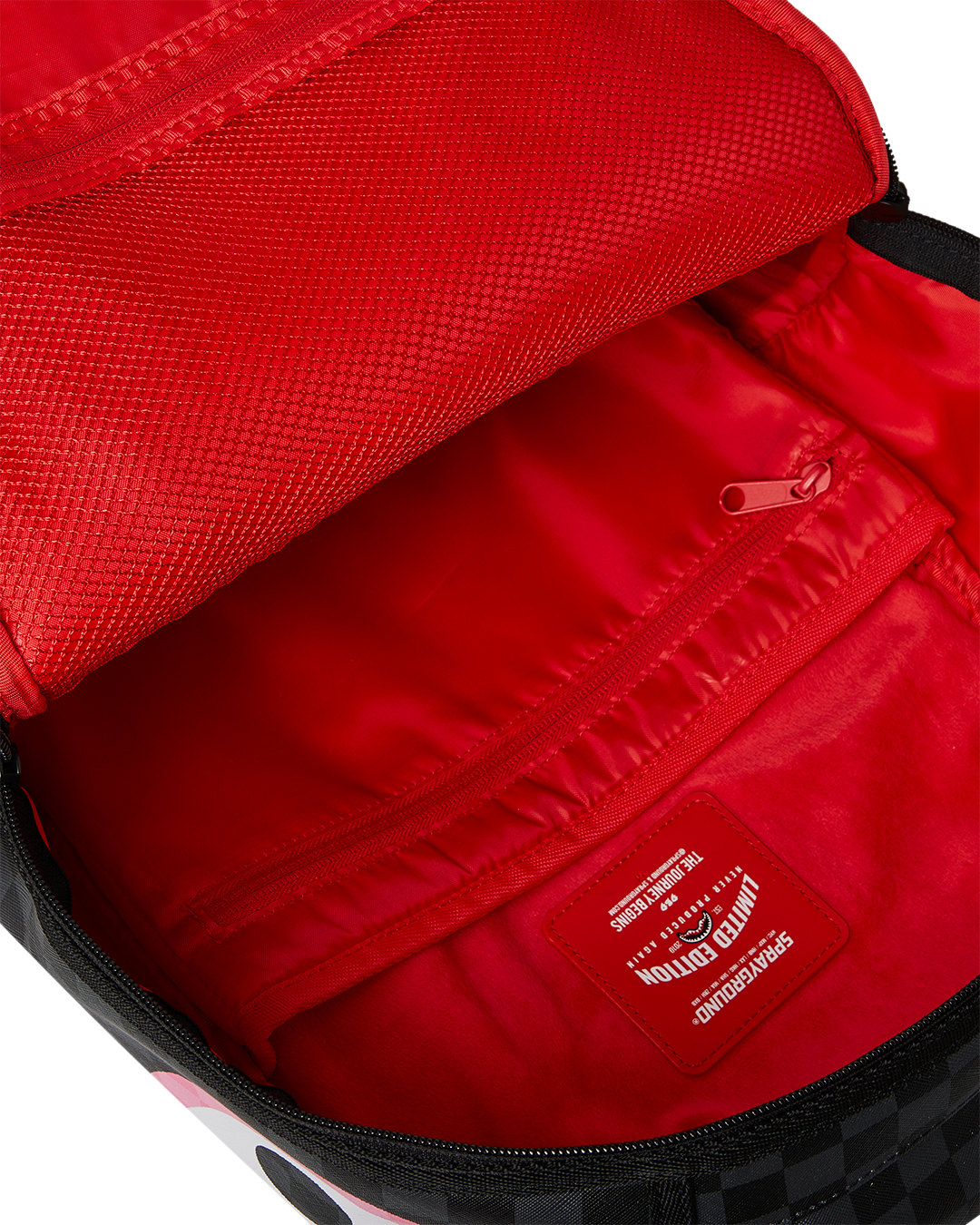 PINK AND BLACK TEAR SIP DLXSV BACKPACK