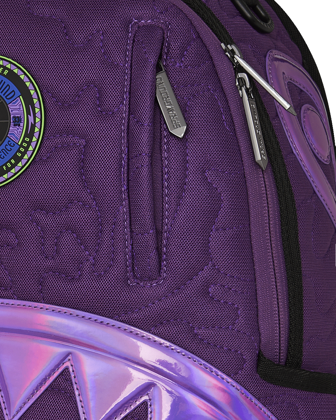 SF QUILTED IRRIDESCENT DLX-QUILTED BACKPACK