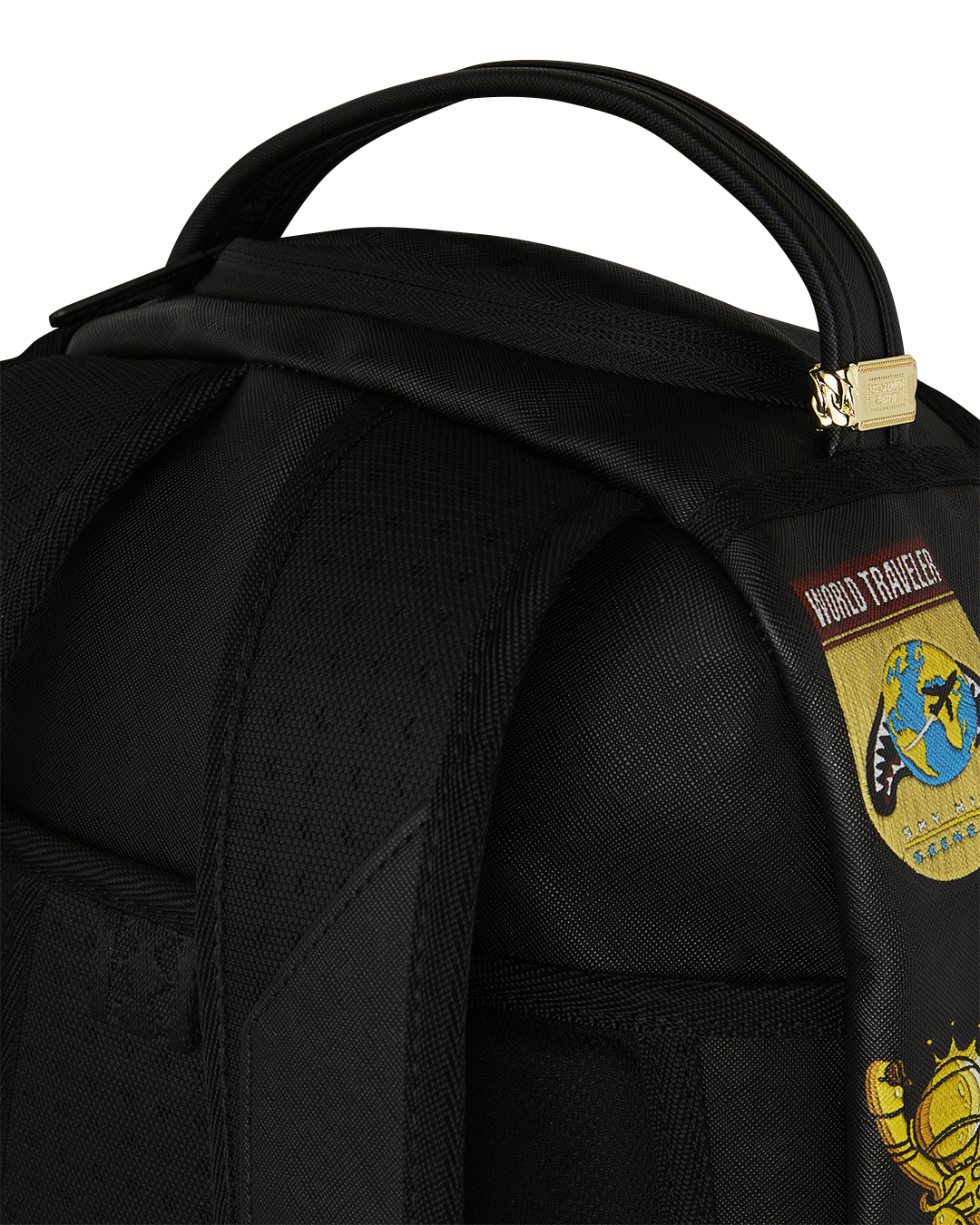 SHARKMOUTH EMBOSSED W/ PATCHES DLXSV BACKPACK