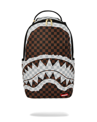 SIP BROWN AND CREAM TEAR DLXSV BACKPACK