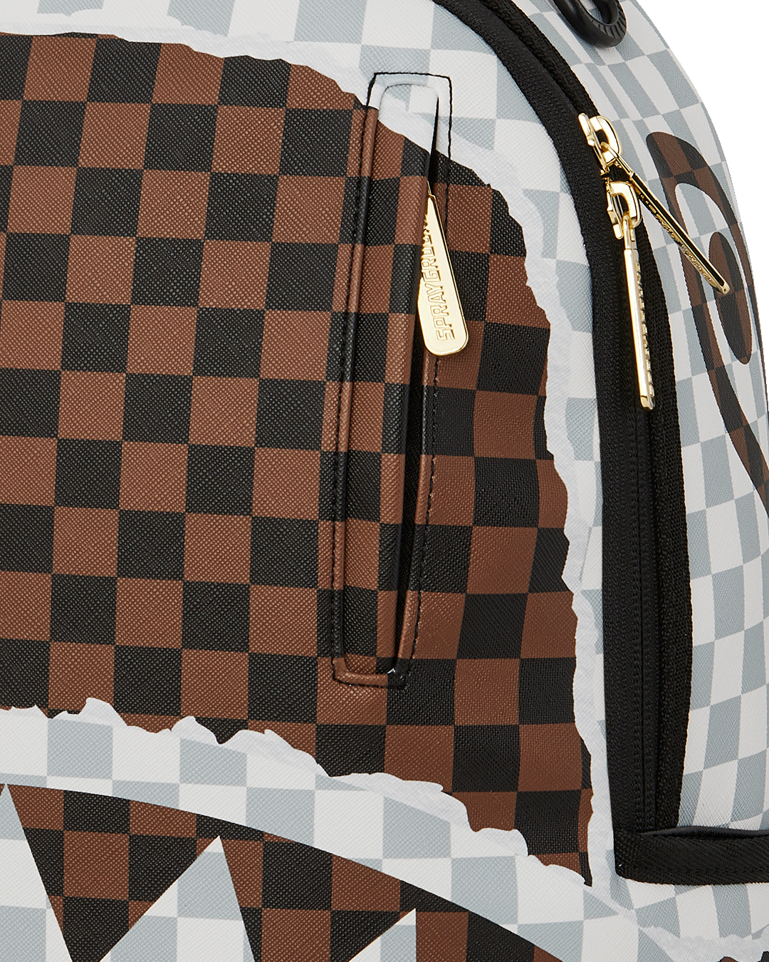SIP BROWN AND CREAM TEAR DLXSV BACKPACK