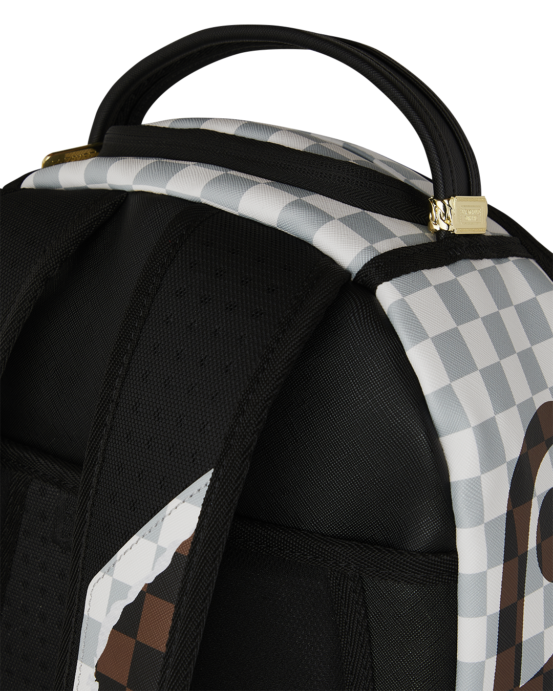 SIP BROWN AND CREAM TEAR DLXSV BACKPACK