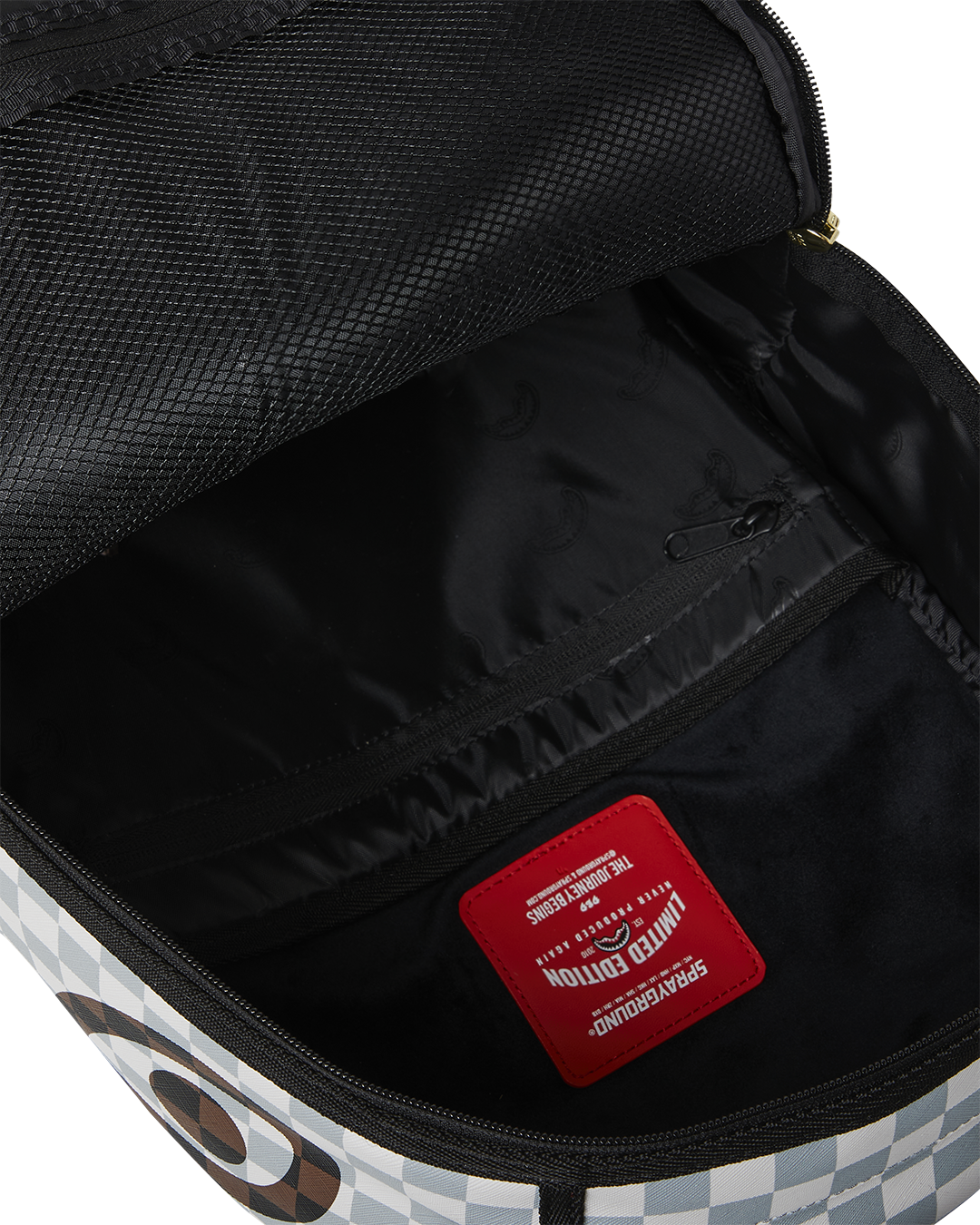 SIP BROWN AND CREAM TEAR DLXSV BACKPACK