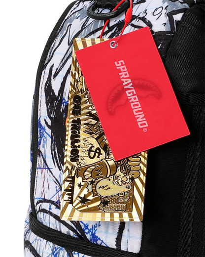 SPRAYGROUND METAL LOGO DOODLE DLXSR BACKPACK