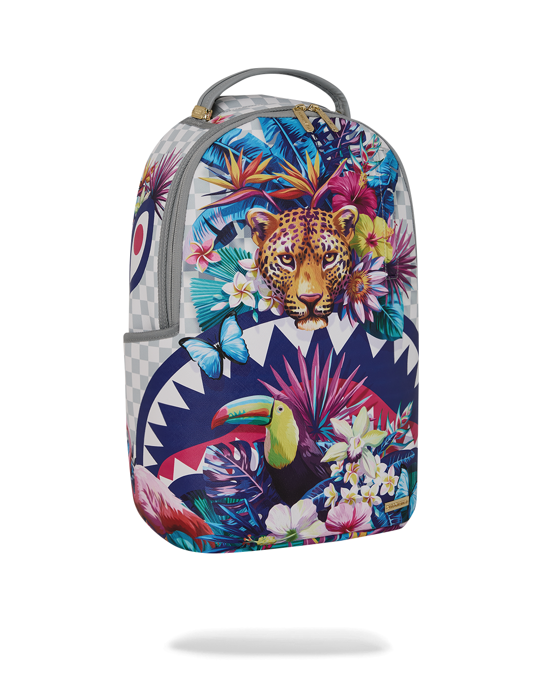 CREAM FLOWERING JUNGLE SHARK DLXSV BACKPACK