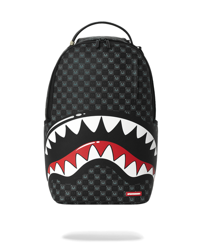 SHARKS IN PARIS WTF BUBBLY BLACK CHECK DLXSV BACKPACK