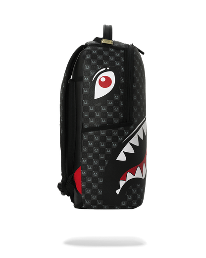 SHARKS IN PARIS WTF BUBBLY BLACK CHECK DLXSV BACKPACK