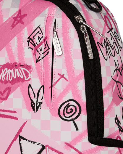 PINK SMOKE CHECK DLXSV BACKPACK