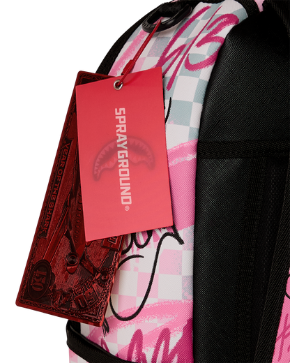 PINK SMOKE CHECK DLXSV BACKPACK