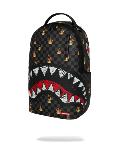 SCRIBBLE FIRE CHECK DLXSV BACKPACK