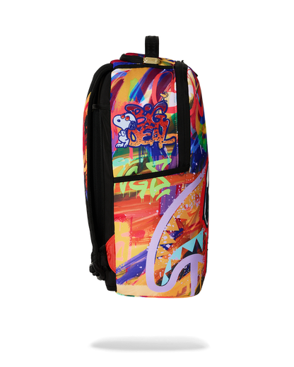 PEANUTS SNOOPY STREET ART DLXSR BACKPACK