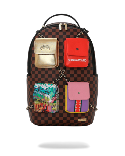 HANGING POCKETS MIX UP DLXSV BACKPACK