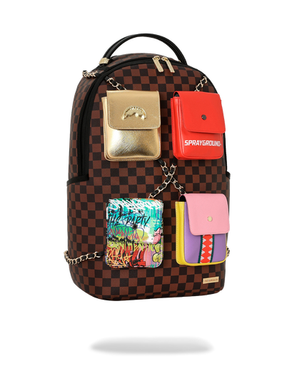 HANGING POCKETS MIX UP DLXSV BACKPACK