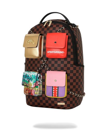 HANGING POCKETS MIX UP DLXSV BACKPACK