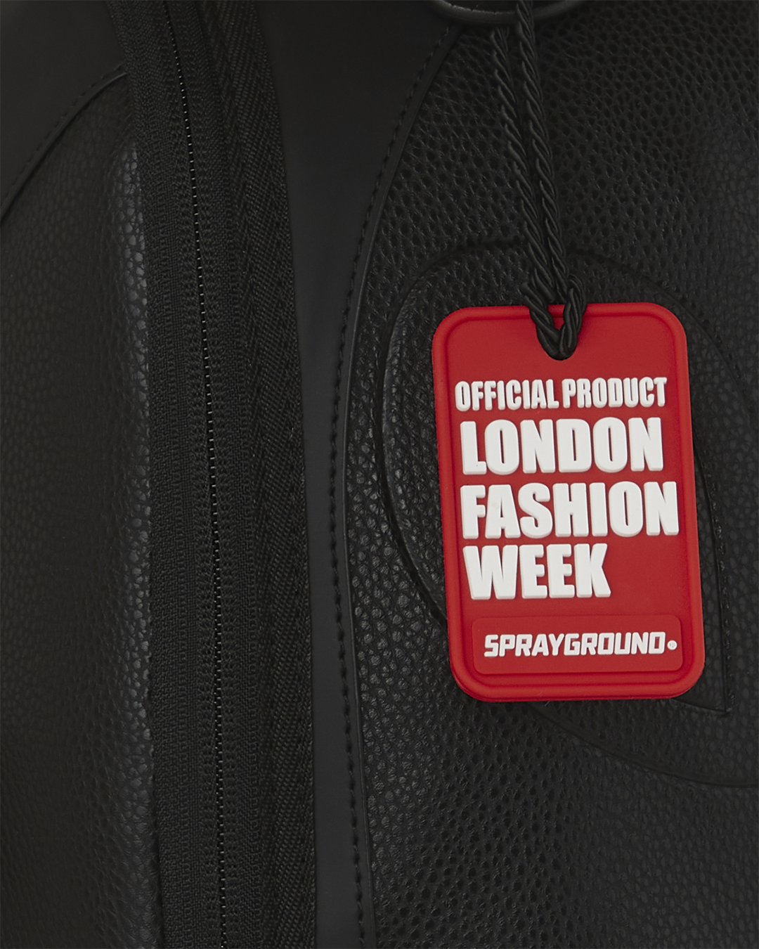 LONDON FASHION WEEK BLACK POCKET DLXSV BACKPACK