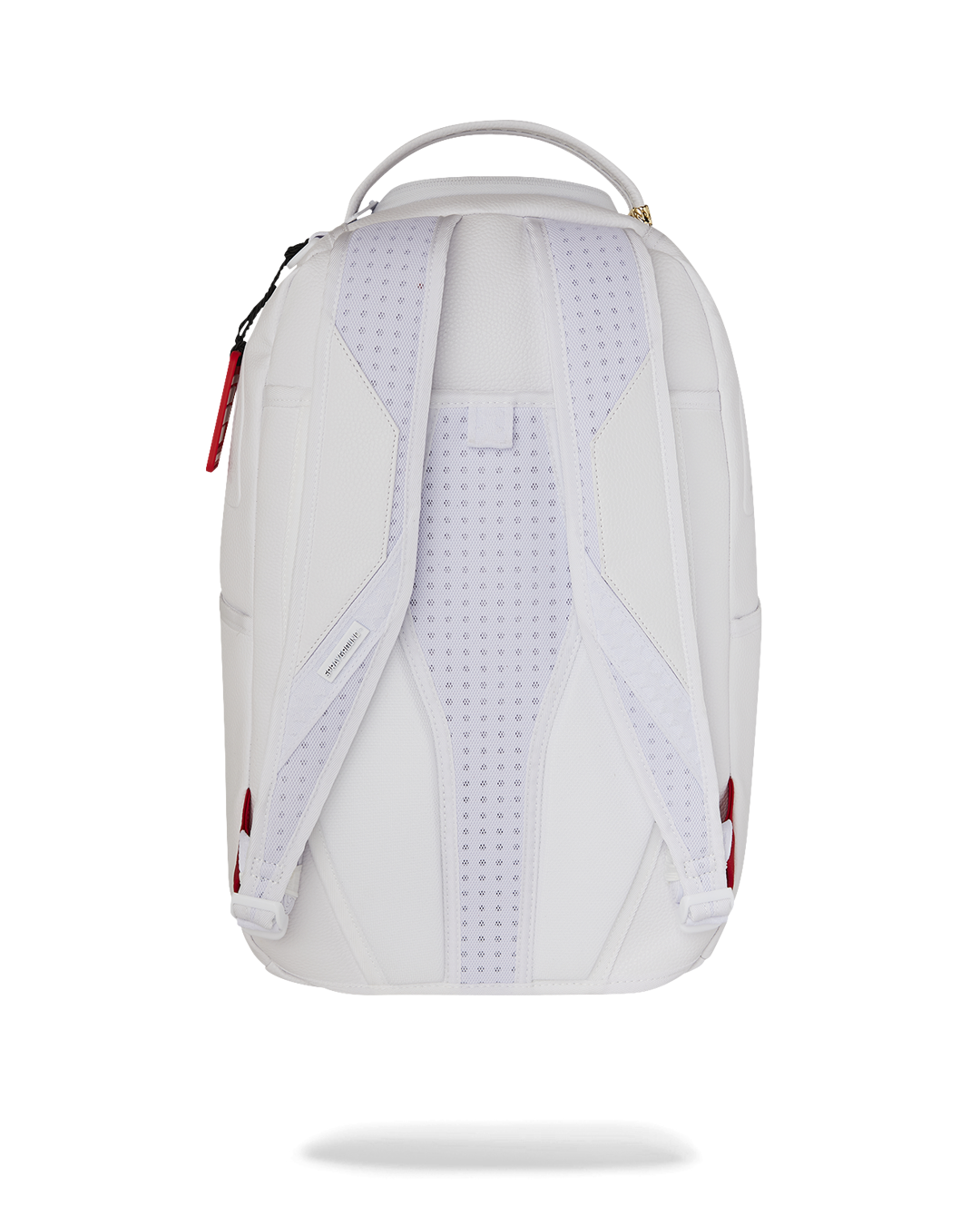 LONDON FASHION WEEK WHITE LEATHER CHAIN DLXSV BACKPACK