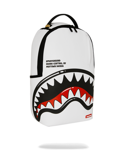 SHARK CENTRAL BUBBLY WHITE DLXSV BACKPACK