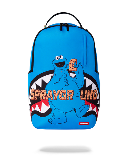 SESAME STREET COOKIE MONSTER SG CORE COOKIE LOGO DLXSR BACKPACK