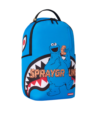 SESAME STREET COOKIE MONSTER SG CORE COOKIE LOGO DLXSR BACKPACK