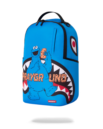 SESAME STREET COOKIE MONSTER SG CORE COOKIE LOGO DLXSR BACKPACK