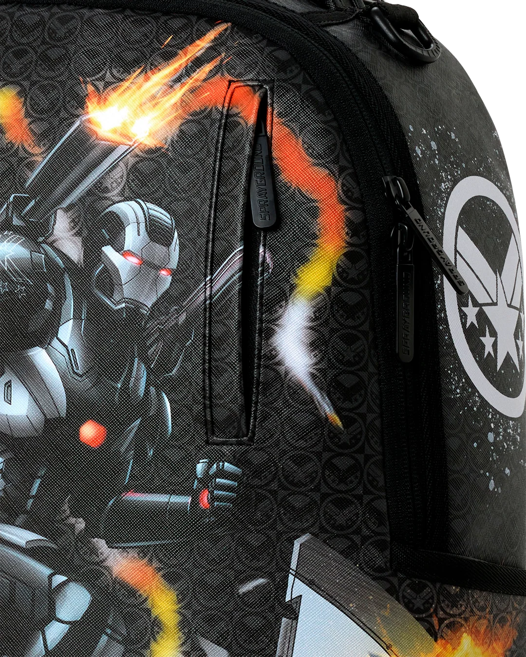 MARVEL IRON MAN/WAR MACHINE MISSLE AIRSTREAM DLXSV BACKPACK