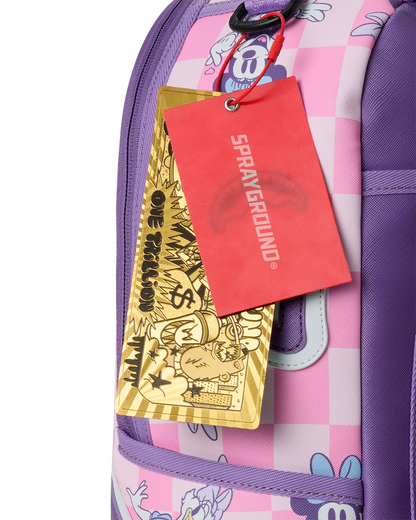 DISNEY MINNIE AND DAISY CHECKERS DLXSV BACKPACK