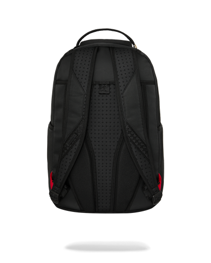SHARK CENTRAL BLACK NYLON CAMO EMBOSSED SHARK DLXSR BACKPACK
