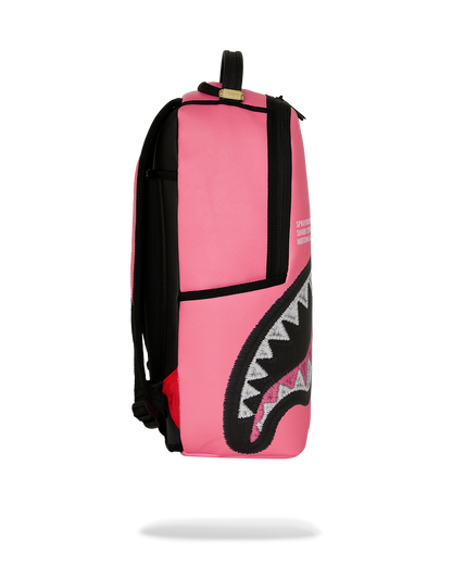 SHARK CENTRAL PINK EMBROIDERED SHARK DLXSV BACKPACK