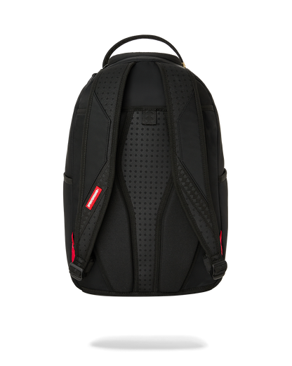 SHARK CENTRAL BLACK NYLON GRAY EMBOSSED DLXS BACKPACK