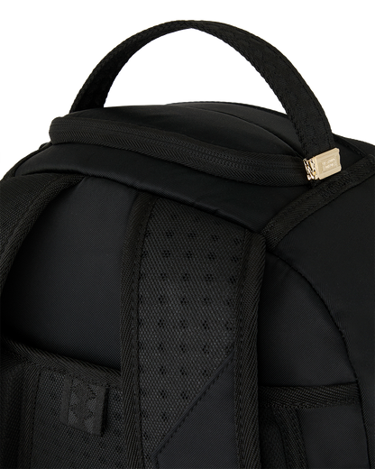 SHARK CENTRAL BLACK NYLON GRAY EMBOSSED DLXS BACKPACK