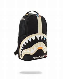 BITE ME SHARK BLACK DLSX BACKPACK