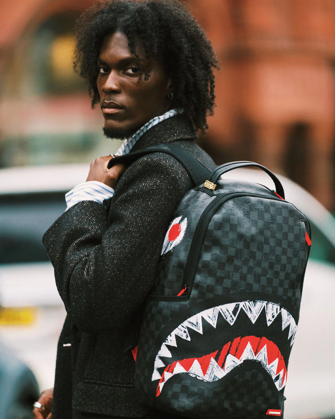SCRIBBLE SHARK CHECK DLXSV BACKPACK