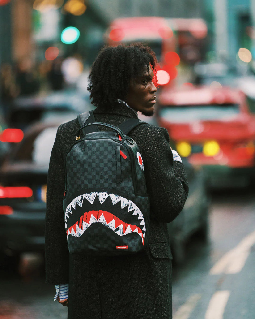 SCRIBBLE SHARK CHECK DLXSV BACKPACK