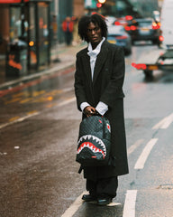 SCRIBBLE SHARK CHECK DLXSV BACKPACK