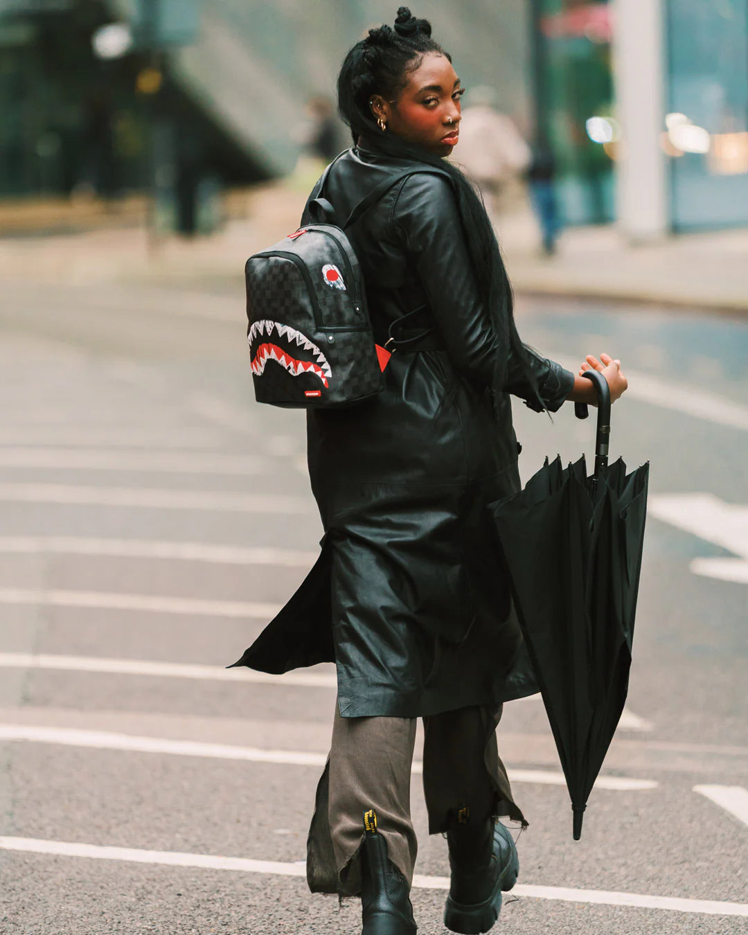 SCRIBBLE SHARK SAVAGE BACKPACK