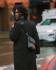 SCRIBBLE SHARK MESSENGER BAG