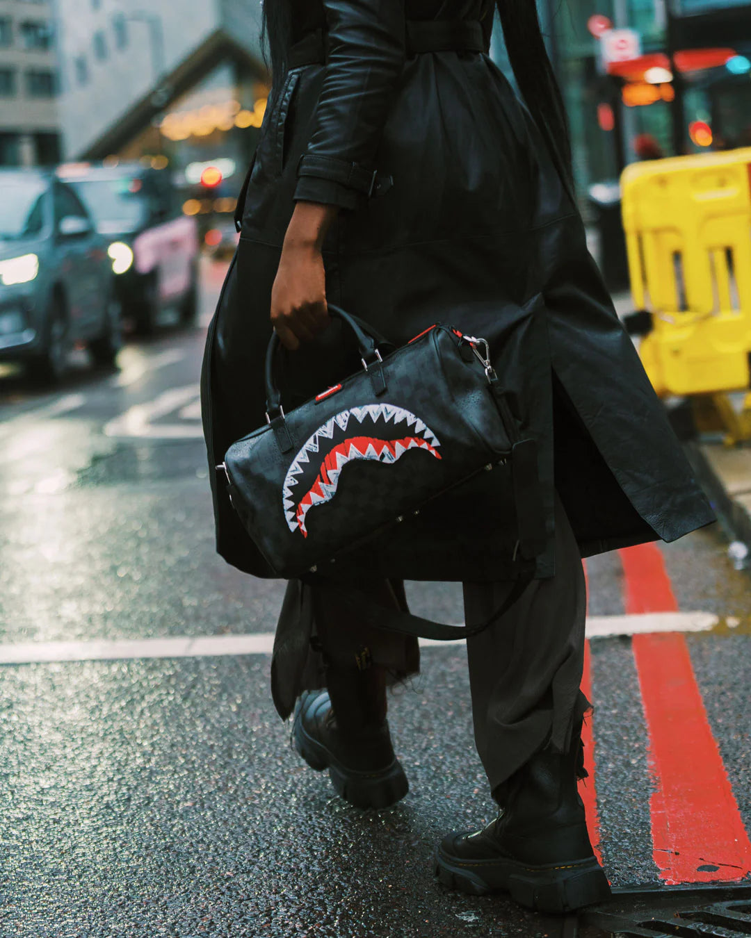 SCRIBBLE SHARK MINI DUFFLE