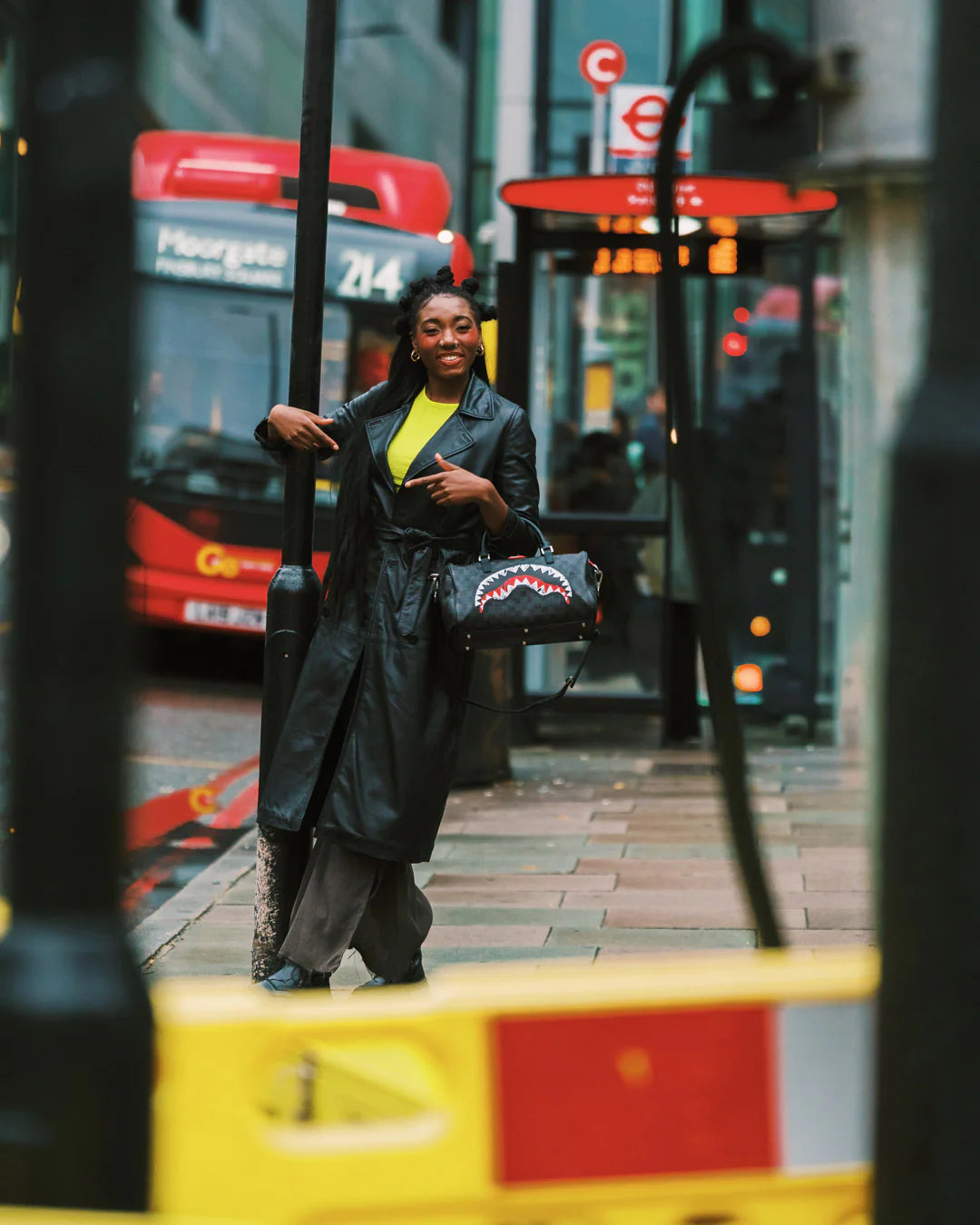 SCRIBBLE SHARK MINI DUFFLE